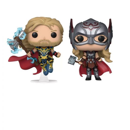 Thor: Love and Thunder POP! Vinyl Figures 2-Pack Thor & Mighty T - Kliknutím na obrázek zavřete