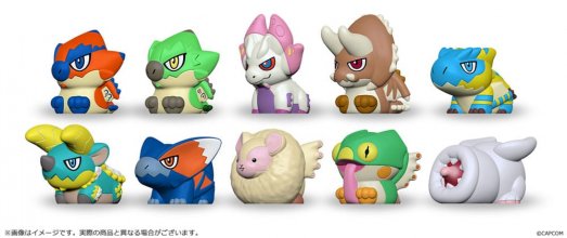 Monster Hunter Figure Builder Trading Figures 3 - 5 cm Finger Pu