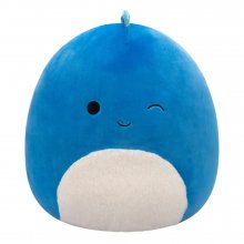 Squishmallows Plyšák Winking Dark Blue Dino with Fuzzy Bel