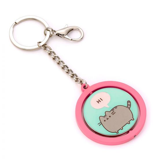 Pusheen Přívěsek na klíče "Hi , Bye" Spinning - Kliknutím na obrázek zavřete