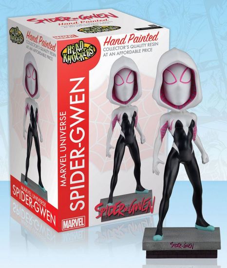 Marvel Comics Head Knocker Bobble-Head Spider-Gwen Classic Maske - Kliknutím na obrázek zavřete