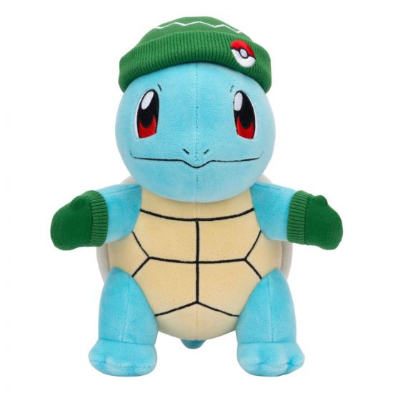 Pokémon Plyšák Squirtle with Green Hat and Mittens 20 cm - Kliknutím na obrázek zavřete