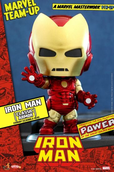 Marvel Comics Cosbaby (S) mini figurka Iron Man (Classic Armor) - Kliknutím na obrázek zavřete