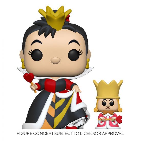 Alice in Wonderland POP! & Buddy Vinylová Figurka Queen w/King 9 - Kliknutím na obrázek zavřete