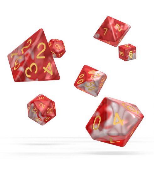 Oakie Doakie Dice RPG Set Gemidice - Red Sky (7) - Kliknutím na obrázek zavřete