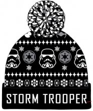 Star Wars Pom-Pom pletená čepice Storm Trooper