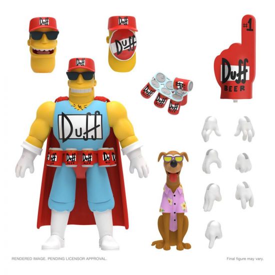 The Simpsonovi Ultimates Akční figurka Duffman 18 cm - Kliknutím na obrázek zavřete