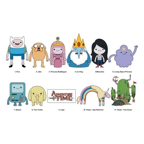 Adventure Time 3D PVC Bag Clips Series 1 Display (24) - Kliknutím na obrázek zavřete