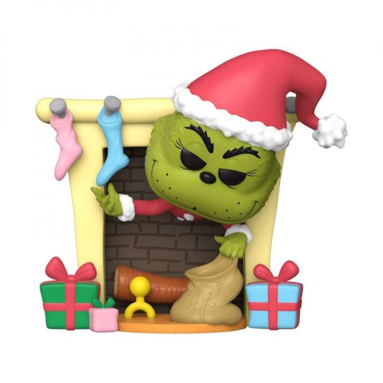 The Grinch POP! Deluxe Vinylová Figurka Grinch w/Bag 9 cm - Kliknutím na obrázek zavřete