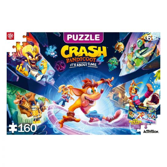 Crash Bandicoot 4 Kids Puzzle It's About Time (160 pieces) - Kliknutím na obrázek zavřete