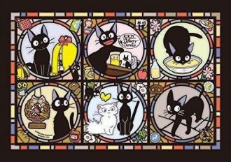 Kiki's Delivery Service Art Crystal skládací puzzle Jiji's Stree