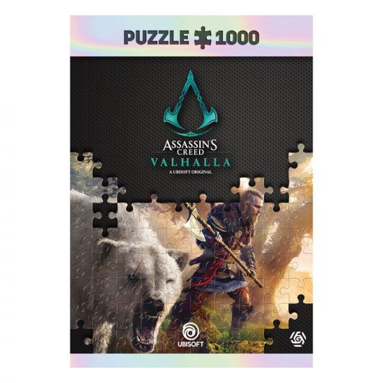 Assassin's Creed Valhalla Premium Puzzle Eivor & Polar Bear (100 - Kliknutím na obrázek zavřete