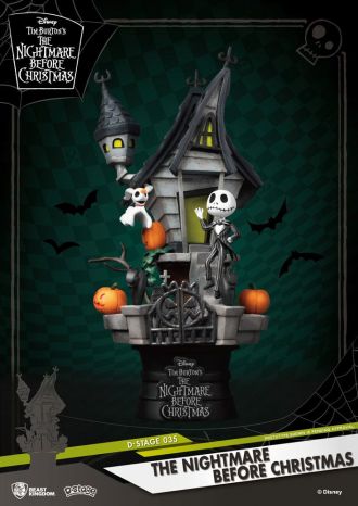 Nightmare before Christmas D-Stage PVC Diorama Jack's Haunted Ho