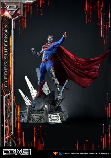 DC Comics Socha 1/3 Cyborg Superman 93 cm - Kliknutím na obrázek zavřete