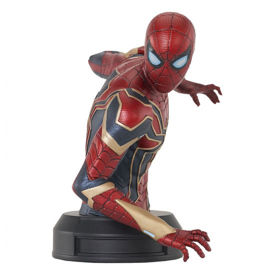 Avengers: Infinity War Bust 1/6 Iron Spider-Man 15 cm - Kliknutím na obrázek zavřete