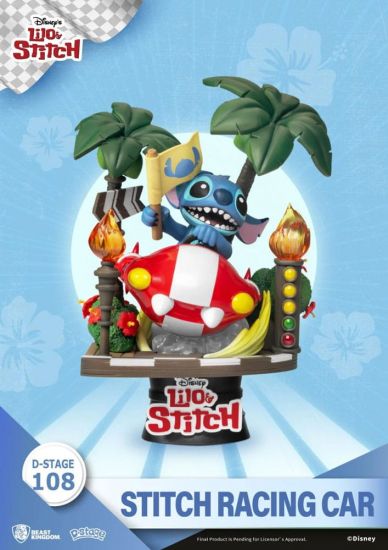 Disney: Lilo & Stitch - Stitch Racing Car PVC Diorama - Kliknutím na obrázek zavřete