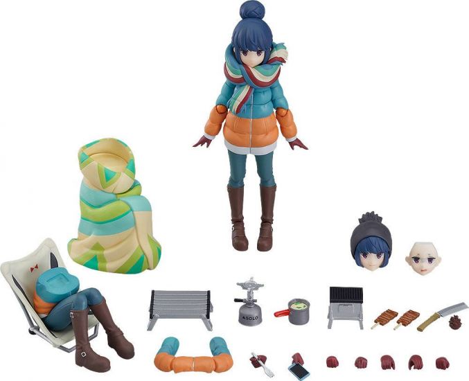 Laid-Back Camp Figma Akční figurka Rin Shima DX Edition 13 cm - Kliknutím na obrázek zavřete