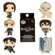 Attack on Titan Loungefly Enamel Pins Blind S4 Character Display