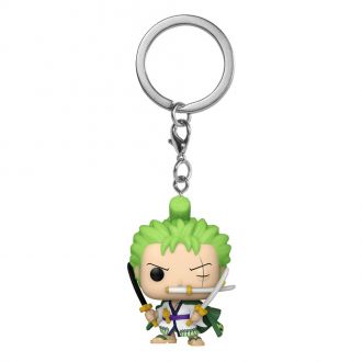 One Piece POP! Vinyl přívěsky na klíče 4 cm Roronoa Zoro Display