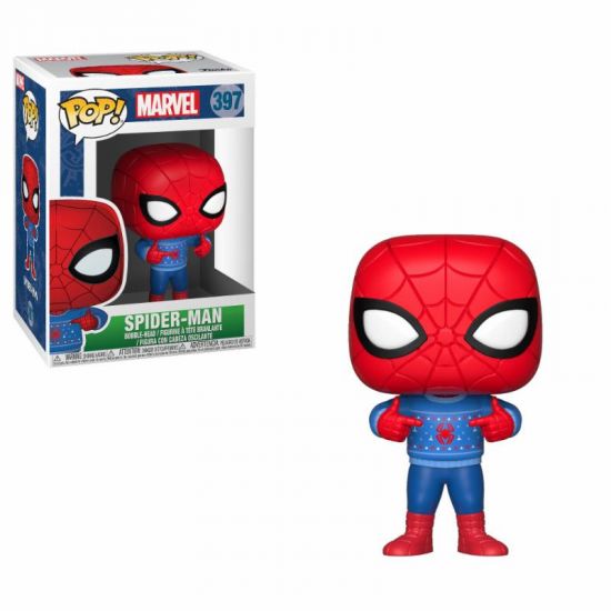 Marvel Comics POP! Marvel Holiday Vinyl Bobble-Head Spider-Man ( - Kliknutím na obrázek zavřete