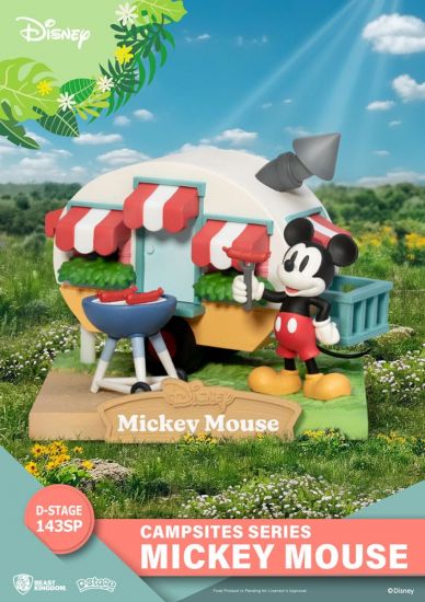 Disney D-Stage Campsite Series PVC Diorama Mickey Mouse Special - Kliknutím na obrázek zavřete