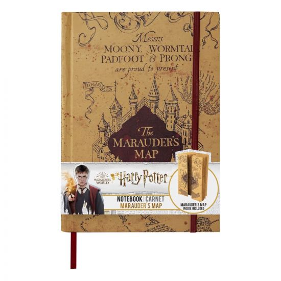 Harry Potter poznámkový blok A5 Marauder's Map - Kliknutím na obrázek zavřete