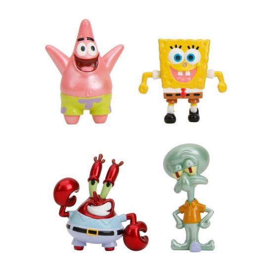 Spongebob Squarepants Nano Metalfigs Diecast mini figurky 4-Pack - Kliknutím na obrázek zavřete