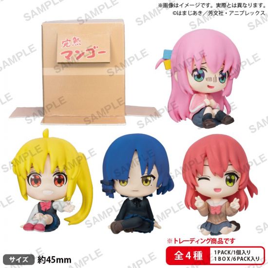 Bocchi the Rock! Can hide in Cardboard! PVC Figures Kessoku Band - Kliknutím na obrázek zavřete