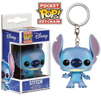 Lilo & Stitch Pocket POP! vinylový přívěšek na klíče Stitch 4 cm