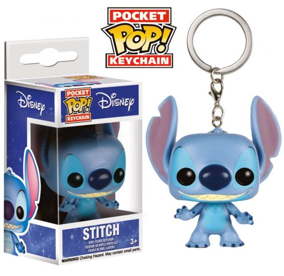 Lilo & Stitch Pocket POP! vinylový přívěšek na klíče Stitch 4 cm - Kliknutím na obrázek zavřete