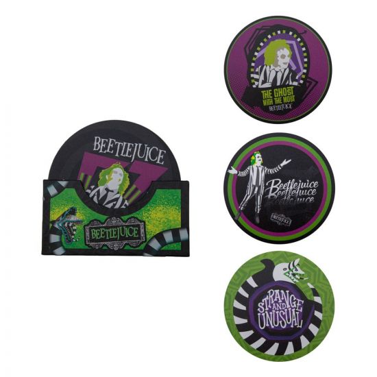 Beetlejuice podtácky 4-Pack - Kliknutím na obrázek zavřete