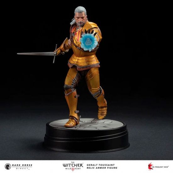 The Witcher 3 PVC Socha Geralt Toussaint Relic Armor 20 cm - Kliknutím na obrázek zavřete