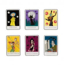 Coraline by Loungefly Enamel Pins Blind Box Character Tarot Card