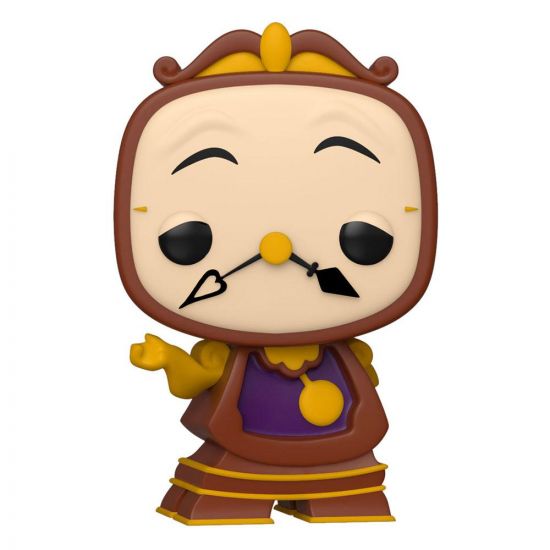 Beauty and the Beast POP! Movies Vinylová Figurka Cogsworth 9 cm - Kliknutím na obrázek zavřete