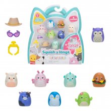 Squishmallow Squish a longs mini figurky 8-Pack Style 1 3 cm
