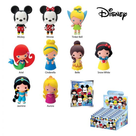 Disney PVC Bag Clips Series 1 Display (24) - Kliknutím na obrázek zavřete