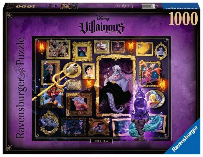 Disney Villainous skládací puzzle Ursula (1000 pieces) - Kliknutím na obrázek zavřete