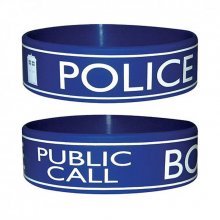 Doctor Who Rubber Wristband Police Box