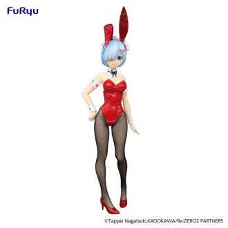 Re:Zero BiCute Bunnies PVC Socha Rem Red Color ver. 29 cm