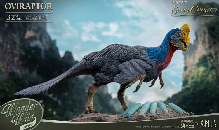 Historic Creatures The Wonder Wild Series Socha Oviraptor 32 cm - Kliknutím na obrázek zavřete