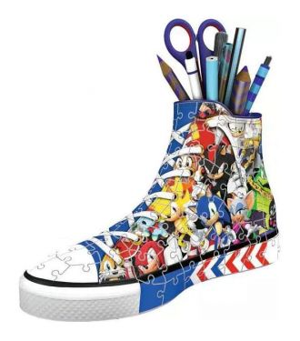 Sonic - The Hedgehog 3D Puzzle Sneaker (108 pieces)