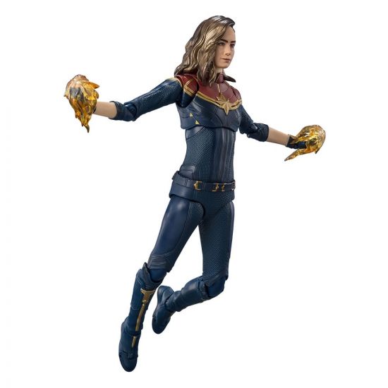 The Marvels S.H. Figuarts Akční figurka Captain Marvel 15 cm - Kliknutím na obrázek zavřete