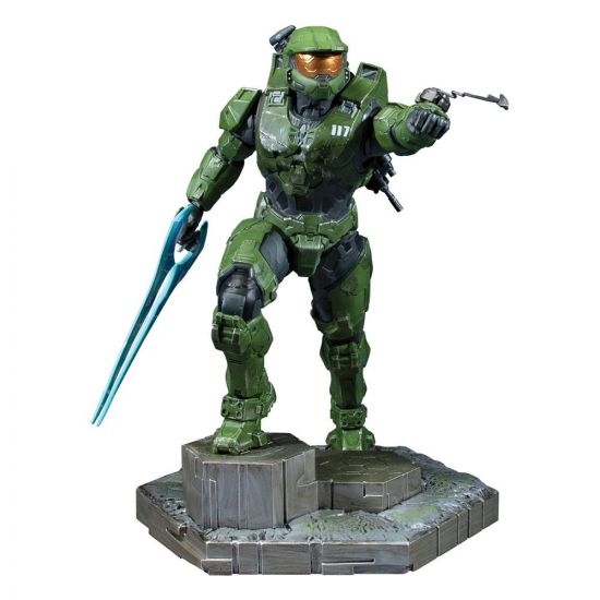 Halo Infinite PVC Socha Master Chief & Grappleshot 26 cm - Kliknutím na obrázek zavřete