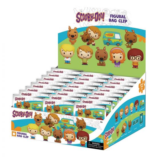 Scooby Doo 3D PVC Bag Clips Series 1 Display (24) - Kliknutím na obrázek zavřete