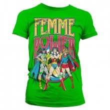 DC Comics ladies t-shirt Femme Power Green