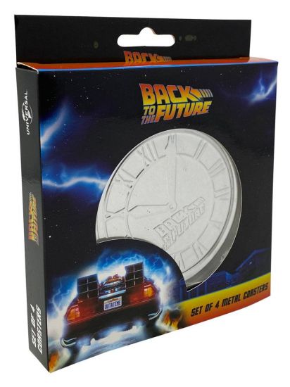 Back to the Future podtácky 4-Pack - Kliknutím na obrázek zavřete