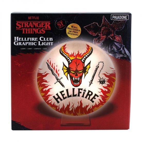 Stranger Things Lamp Hellfire Club Logo 20 cm - Kliknutím na obrázek zavřete