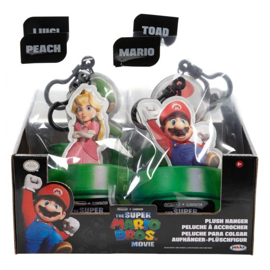 The Super Mario Bros. Movie Plush přívěsky na klíče 8 cm prodej - Kliknutím na obrázek zavřete