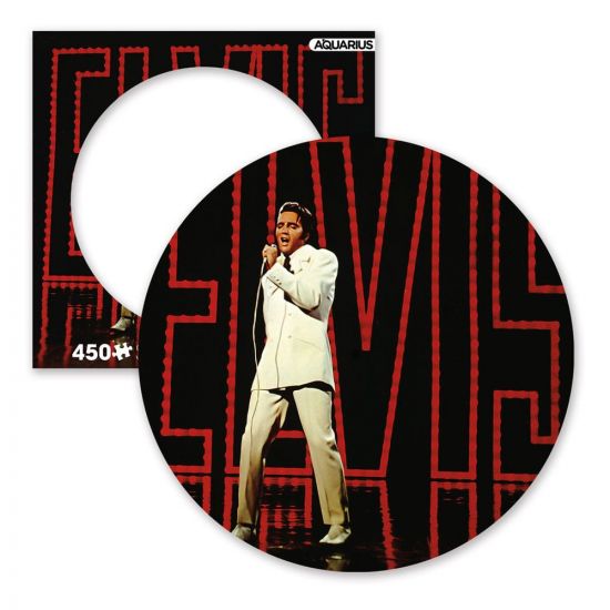 Elvis: '68 Comeback 450 Piece Picture Disc Jigsaw Puzzle - Kliknutím na obrázek zavřete