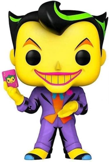 DC Comics POP! Heroes Vinyl Joker (Black Light) 9 cm - Kliknutím na obrázek zavřete